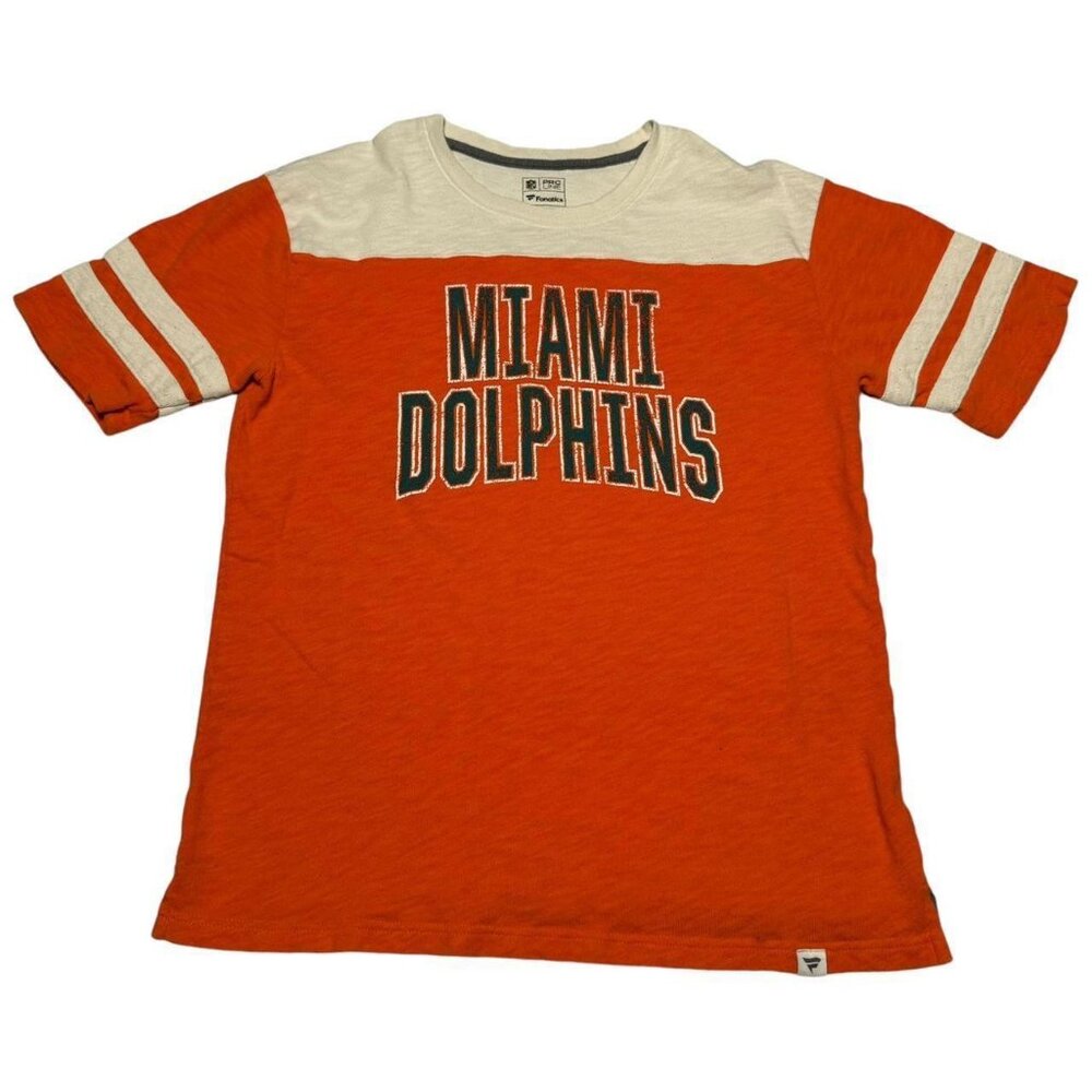 Fanatics‎ Pro Line Miami Dolphins Logo Multicolor Shirt Adult Large